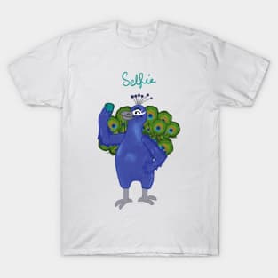 Selfie Peacock T-Shirt